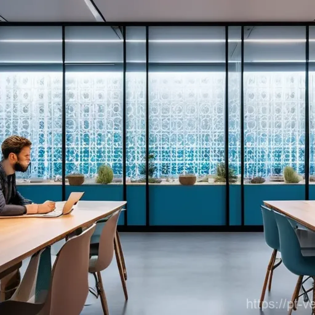 테크노피아 비판의 건설적 논의 - **AI Integration in a Vibrant Portuguese Workplace:**
    A bustling, modern office space in Lisbon,...